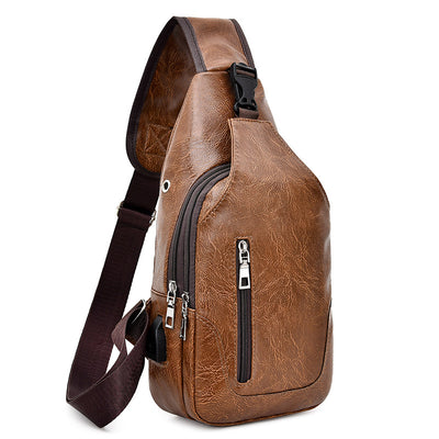 Bolsa Bandolera para Hombre con Carga USB - Deportiva y Funcional - Image 3