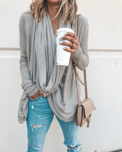 Playera para Mujer con Cuello de Textura Irregular - Image 10