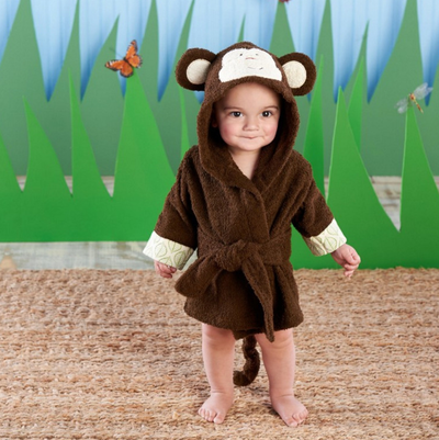 Bata de Baño Infantil con Capucha - Toalla Modelo Animales Lindos en Algodón - Image 8