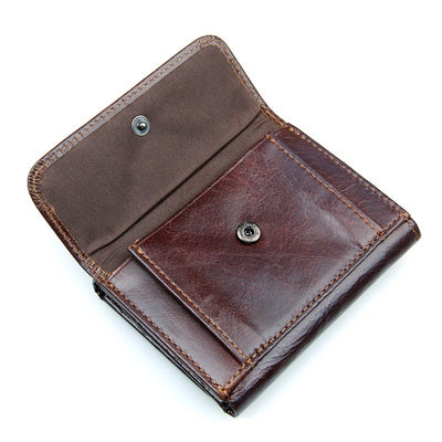 Billetera Retro de Cuero con Protección Anti-Escaneo - Image 5