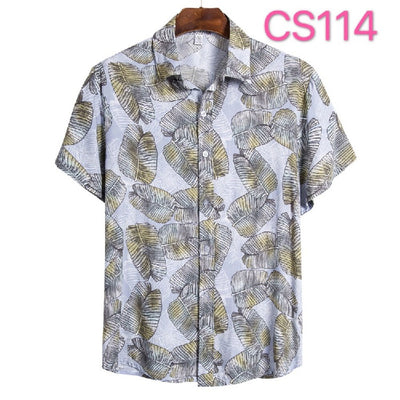 Camisa Floral Casual de Manga Corta para Jóvenes - Image 12