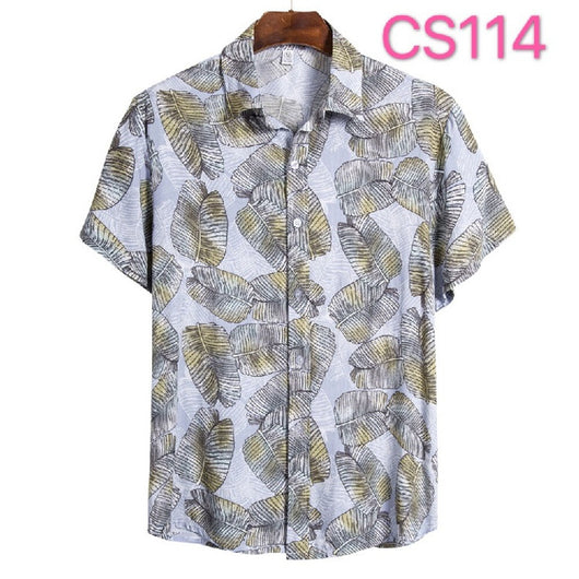 Camisa Floral Casual de Manga Corta para Jóvenes - Image 8
