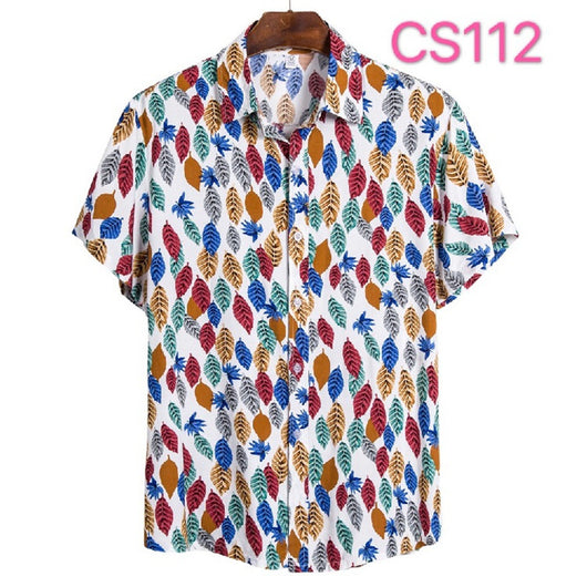 Camisa Floral Casual de Manga Corta para Jóvenes - Image 3
