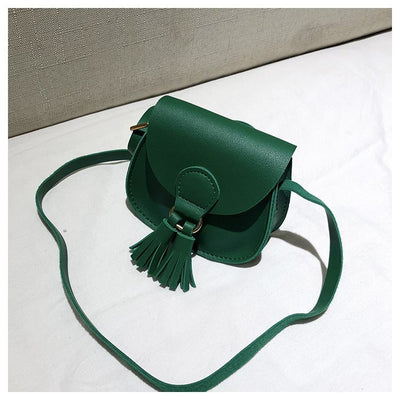Bolsa Infantil Bandolera con Borla - Diseño Casual Asimétrico - Image 10