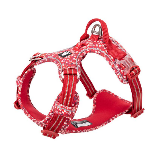 Arnés Pectoral para Perros con Diseño Floral - Tracción Resistente - Image 3