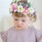 Diadema Infantil Orejas de Conejo con Flores Playa - Accesorio Temático Vacaciones