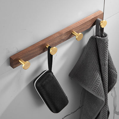 Ganchos de Pared en Nogal Negro con Filas Perforadas - Juego Completo - Image 20