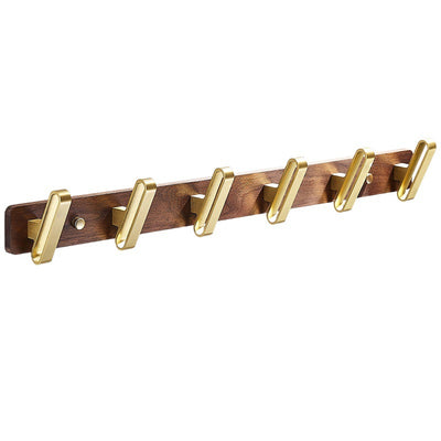 Ganchos de Pared en Nogal Negro con Filas Perforadas - Juego Completo - Image 12