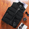 Chaleco Casual Hombre Cuello Alto Abrigo Térmico Color Sólido