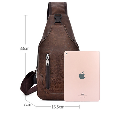 Bolsa Bandolera para Hombre con Carga USB - Deportiva y Funcional - Image 6