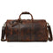 Bolsa de Viaje Cuero Crazy Horse Retro - Maletín Duffel Vintage