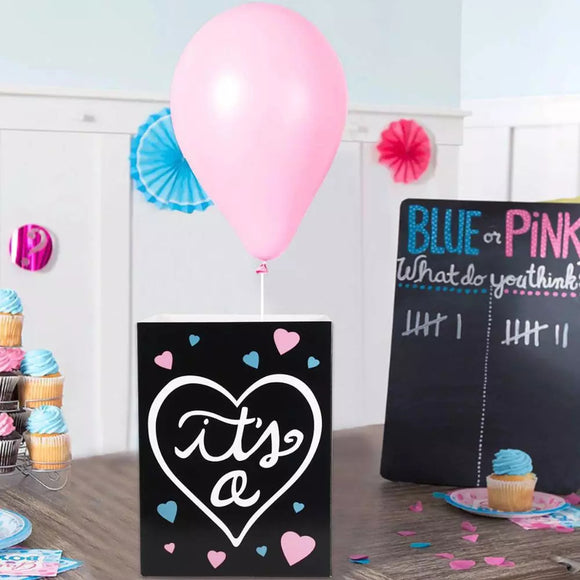 Caja de Globos Temática para Bienvenida de Bebé y Cumpleaños