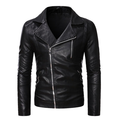 Chaqueta de Cuero para Motociclista Talla Grande - Image 7
