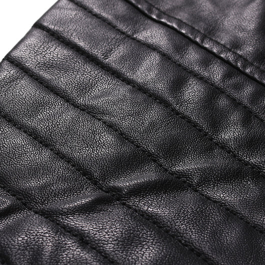 Chaqueta de Cuero para Motociclista Talla Grande - Image 4