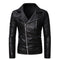 Chaqueta de Cuero para Motociclista Talla Grande