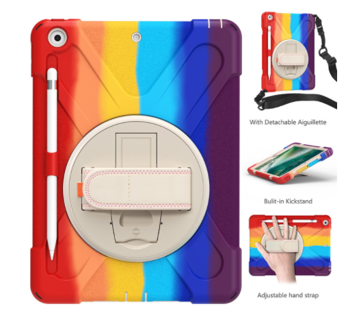 Funda Protectora Plana con Soporte de Colores Vibrantes