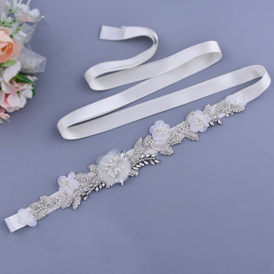 Vestido de Dama de Honor para Embarazadas con Cinturón Floral - Image 16