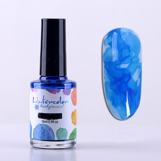 Esmalte de Uñas Efecto Humo Degradado con Burbujas y Mármol - Image 8