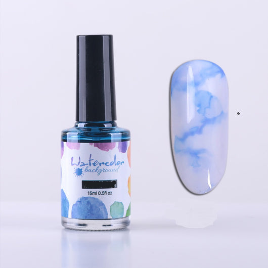 Esmalte de Uñas Efecto Humo Degradado con Burbujas y Mármol - Image 12