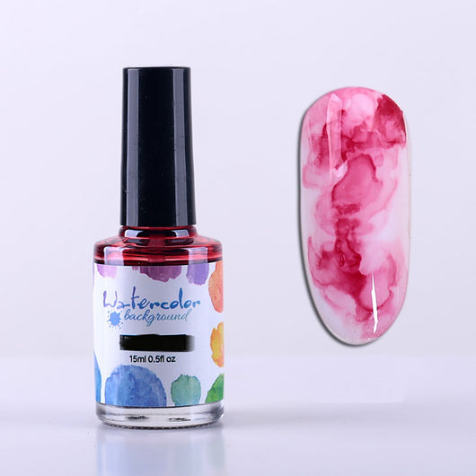 Esmalte de Uñas Efecto Humo Degradado con Burbujas y Mármol - Image 22