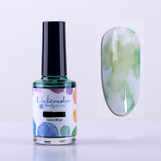 Esmalte de Uñas Efecto Humo Degradado con Burbujas y Mármol - Image 20