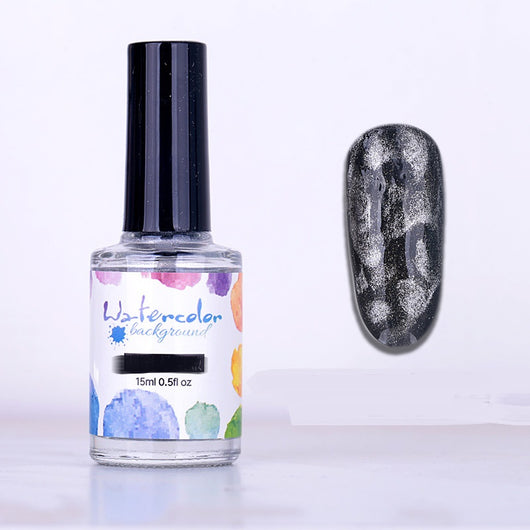 Esmalte de Uñas Efecto Humo Degradado con Burbujas y Mármol - Image 25