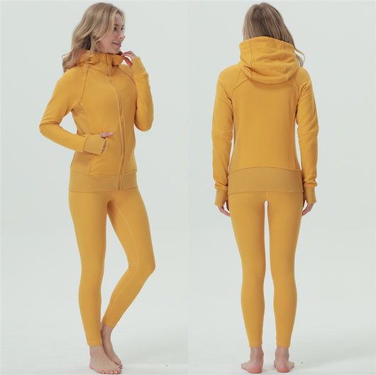 Sudadera Deportiva Full Zip con Forro Polar para Running y Fitness