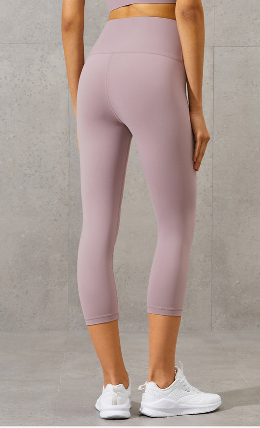 Pantalones Yoga Cintura Alta Ajustados Realce de Caderas Nude - Image 20