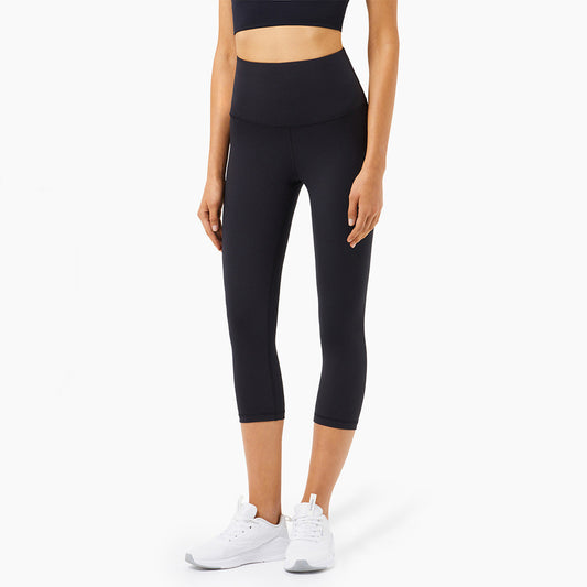 Pantalones Yoga Cintura Alta Ajustados Realce de Caderas Nude
