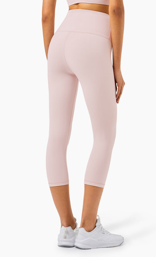 Pantalones Yoga Cintura Alta Ajustados Realce de Caderas Nude - Image 2