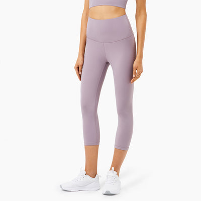 Pantalones Yoga Cintura Alta Ajustados Realce de Caderas Nude - Image 3