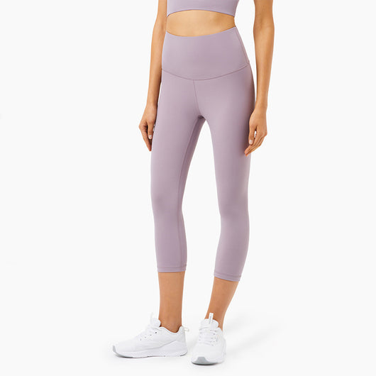Pantalones Yoga Cintura Alta Ajustados Realce de Caderas Nude - Image 3