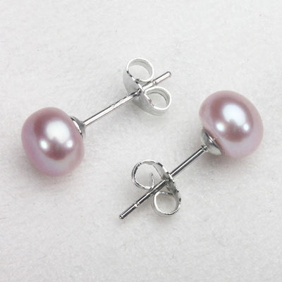 Aretes de Perlas de Agua Dulce 6-12mm en Plata 925 - Image 9