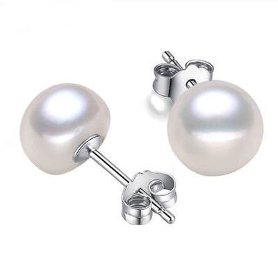Aretes de Perlas de Agua Dulce 6-12mm en Plata 925 - Image 16