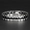 Pulsera Magnética de Cerámica y Acero Inoxidable para Niños Negro y Blanco
