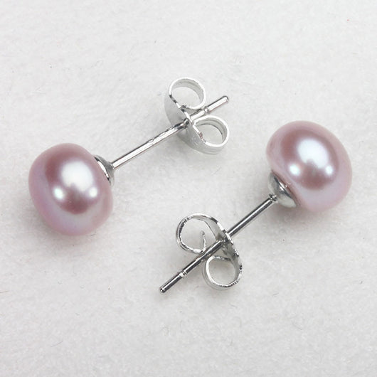 Aretes de Perlas de Agua Dulce 6-12mm en Plata 925 - Image 8
