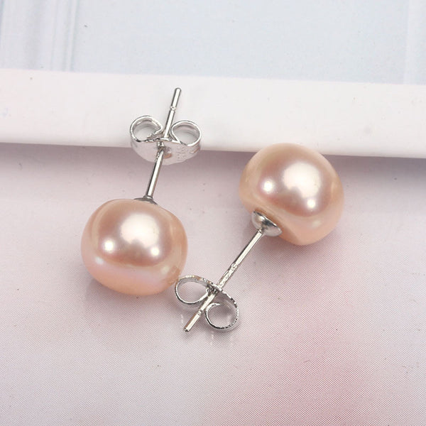 Aretes de Perlas de Agua Dulce 6-12mm en Plata 925 - Image 7