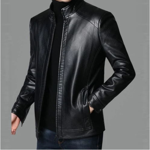 Chaquetas de Cuero Premium para Hombres Maduros