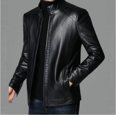 Chaquetas de Cuero Premium para Hombres Maduros