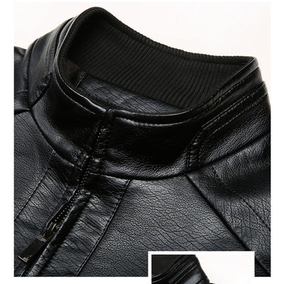 Chaquetas de Cuero Premium para Hombres Maduros - Image 4