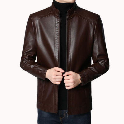 Chaquetas de Cuero Premium para Hombres Maduros - Image 3