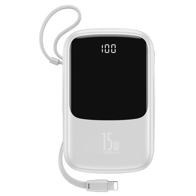 Banco de Energía Portátil con Pantalla Digital - Carga Rápida 3A USB-C para iPhone y Android