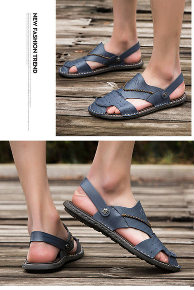 Sandalias Baotou Verano Hombre - Zapatos de Playa Versátiles 2 en 1 - Image 11