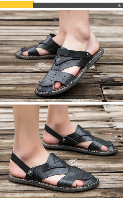 Sandalias Baotou Verano Hombre - Zapatos de Playa Versátiles 2 en 1 - Image 13