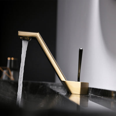 Grifo de Lavamanos Monobloc en Cobre Puro para Hoteles y Baños - Image 10