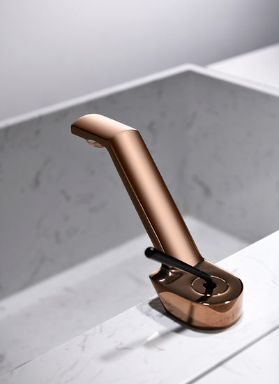 Grifo de Lavamanos Monobloc en Cobre Puro para Hoteles y Baños - Image 7