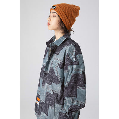 Camisa Suelta Primavera con Logo Bordado Estampado para Hombre - Image 10