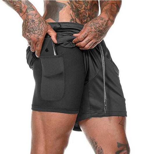 Shorts Deportivos Hombre 2 en 1 Secado Rápido para Gym y Running - Image 8