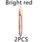 2 Pieces Bright Red A