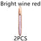 2 Pieces Bright Wine Red B